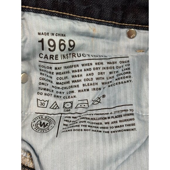 Gap 1969 Sexy Boyfriend Jeans Size 24 Dark Wash Distressed Denim - Picture 6 of 12